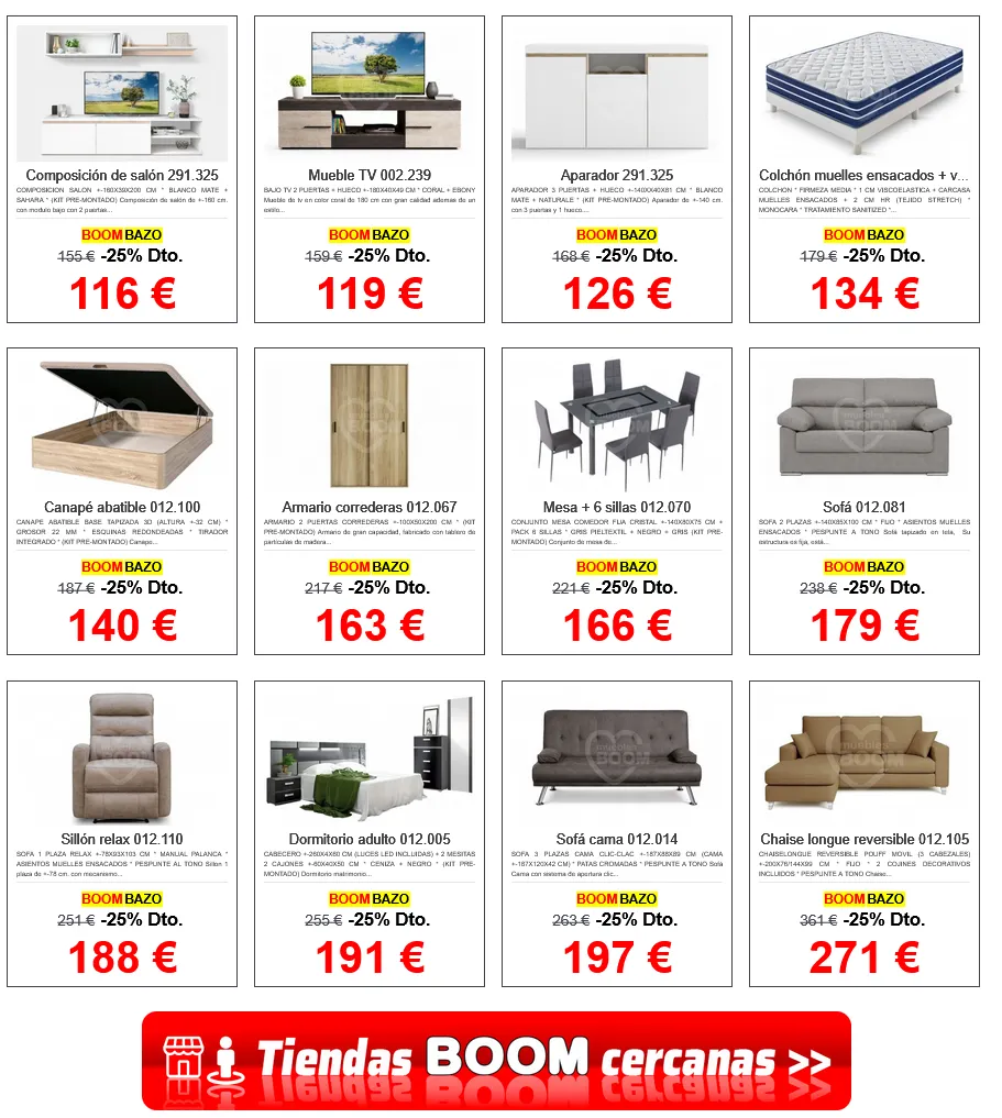 Catálogo de Ofertas Muebles BOOM 4 de mayo al 9 de mayo 2026 - Página 2