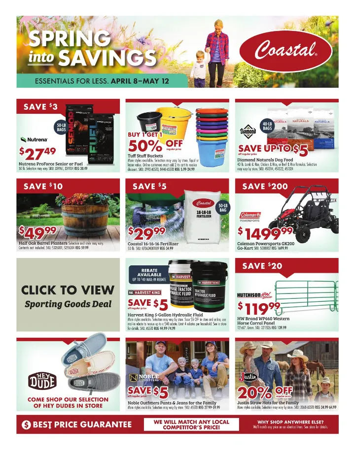 Weekly ad Coastal Farm & Ranch Sales from April 8 to May 12 2026 - Page 