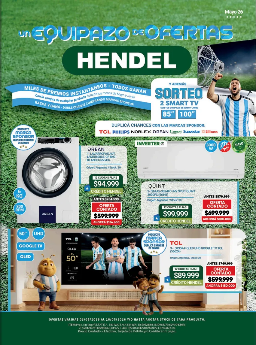 Ofertas de  Hendel Ofertas 1 de mayo al 31 de mayo 2026 - Página 1 del catálogo