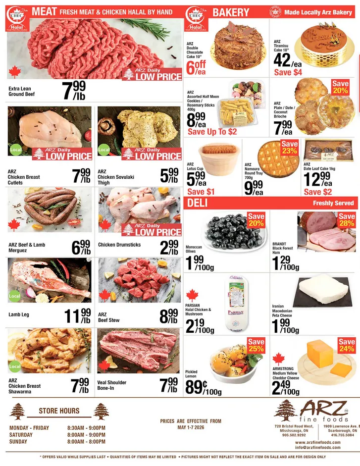 Arz Fine Foods Sales from May 1 to May 7 2026 - flyer page 4