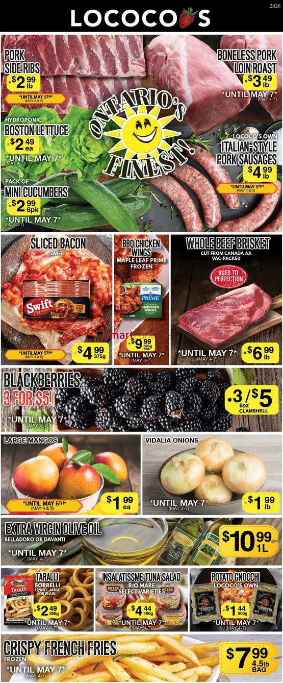 Lococo’s Sales from May 4 to May 7 2026 - flyer page 1