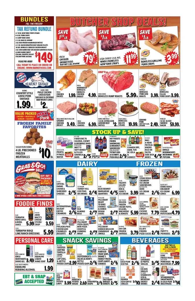 Weekly promotion  Karns Quality Foods Sales spanning from May 5 to May 11 2026 - Page 4 for Catalogue 365