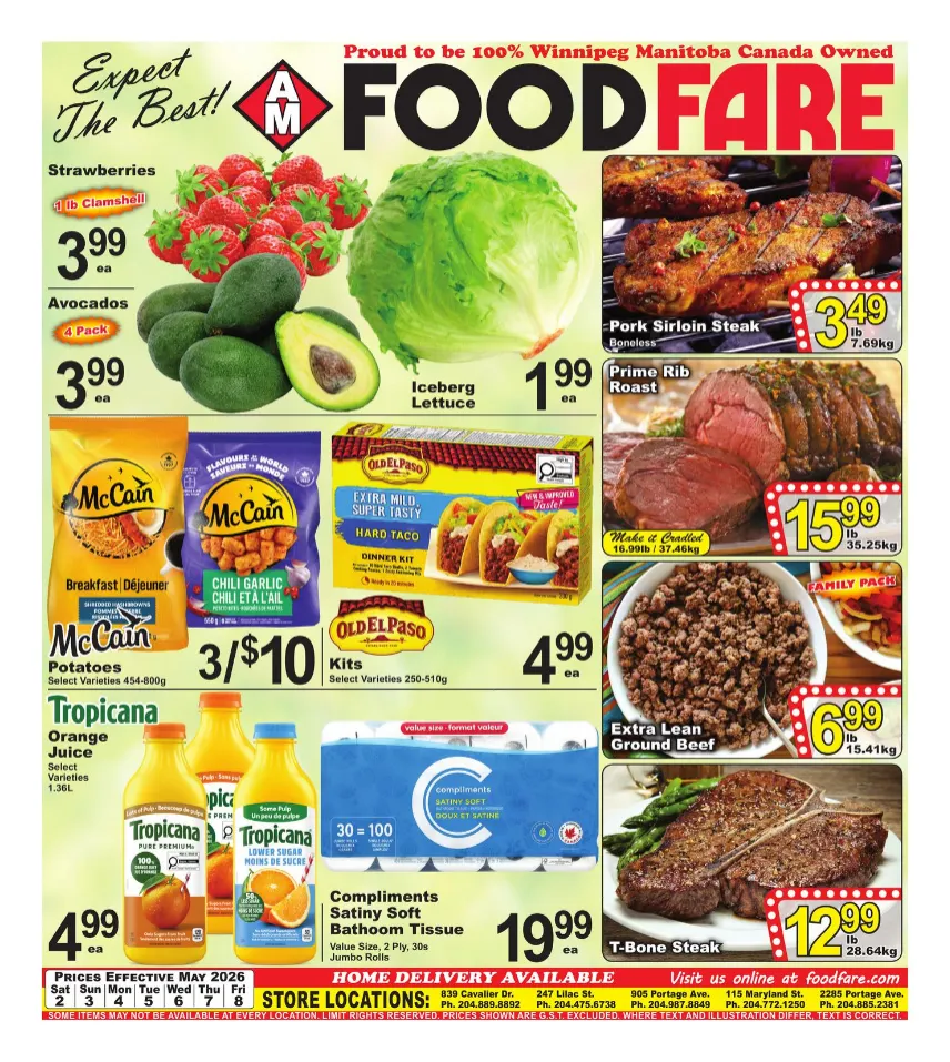 Food Fare Sales from May 2 to May 8 2026 - flyer page 