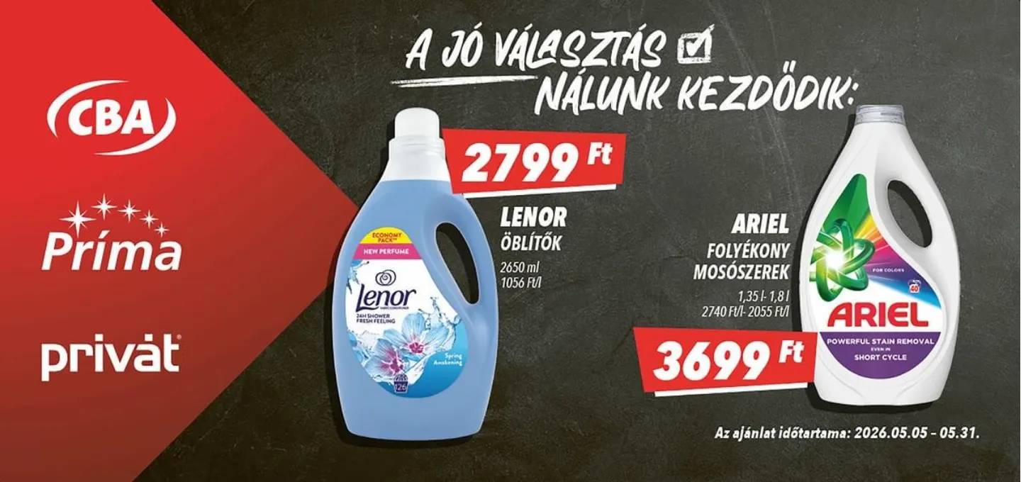 Katalógus  CBA legfrissebb ajánlatai május 5.-tól május 31.-ig 2026. - Oldal 2