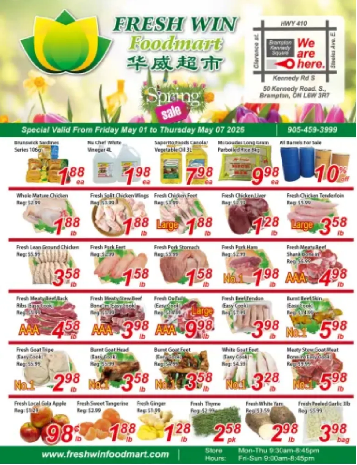 Fresh Win Foodmart Sales from May 1 to May 7 2026 - flyer page 1