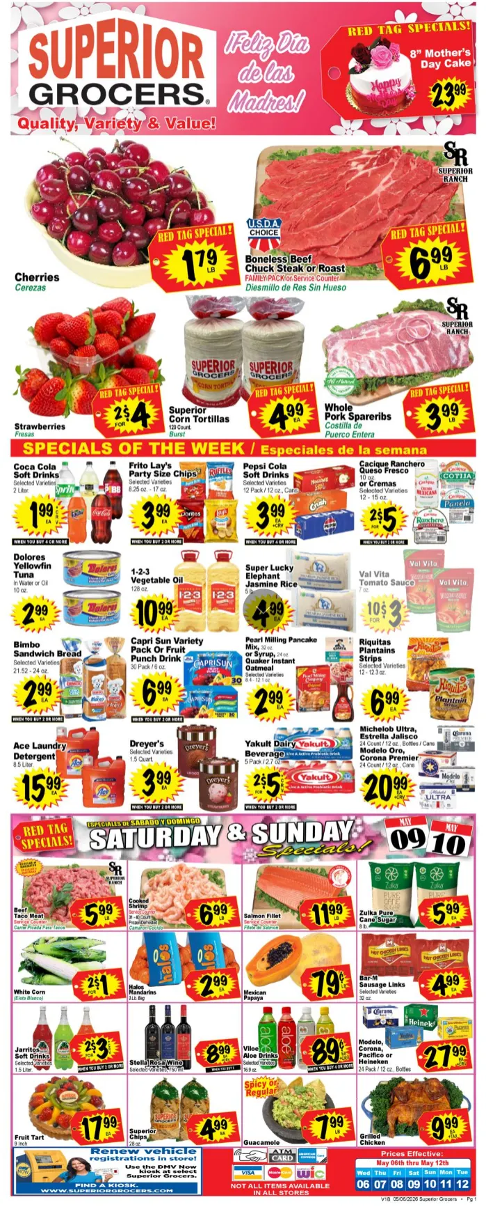 Weekly ad Superior Grocers Sales from May 6 to May 12 2026 - Page 