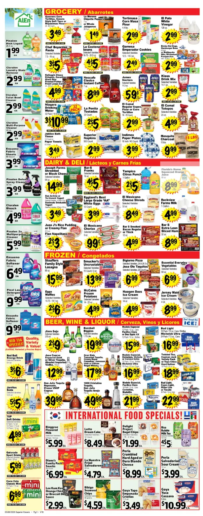 Weekly promotion Superior Grocers Sales spanning from May 6 to May 12 2026 - Page 4 for Catalogue 365