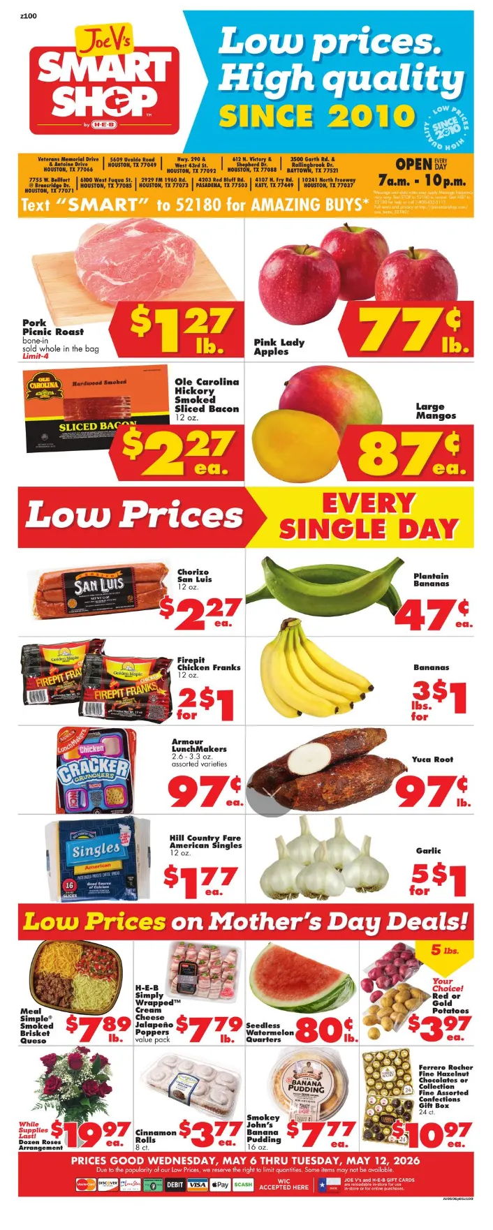 Weekly ad Joe V's Smart Shop Sales from May 6 to May 12 2026 - Page 1