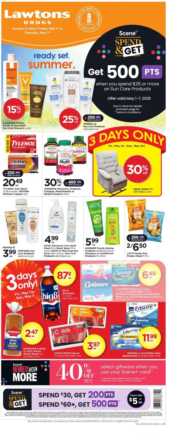 Lawtons Drugs Sales from May 1 to May 7 2026 - flyer page 1