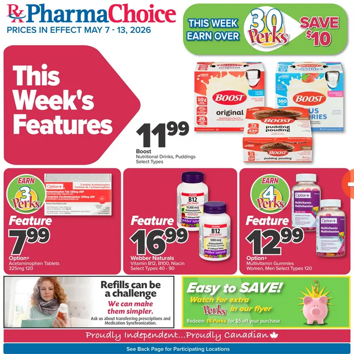 PharmaChoice Sales from May 7 to May 13 2026 - flyer page 1