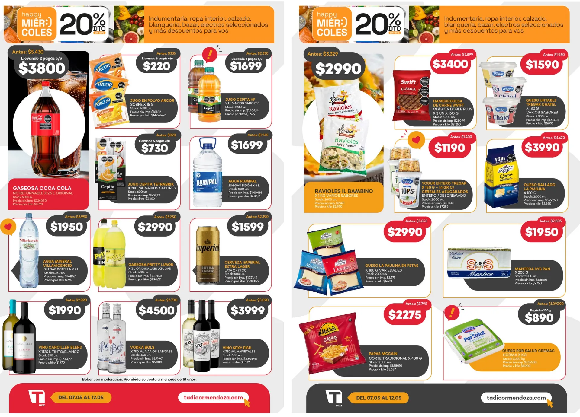 Ofertas de Ofertas Supermercados Tadicor 7 de mayo al 12 de mayo 2026 - Página 7 del catálogo