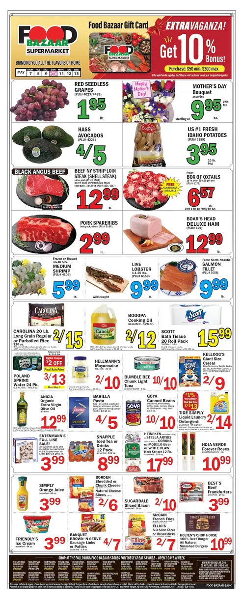 Weekly ad Food Bazaar Sales from May 7 to May 13 2026 - Page 1
