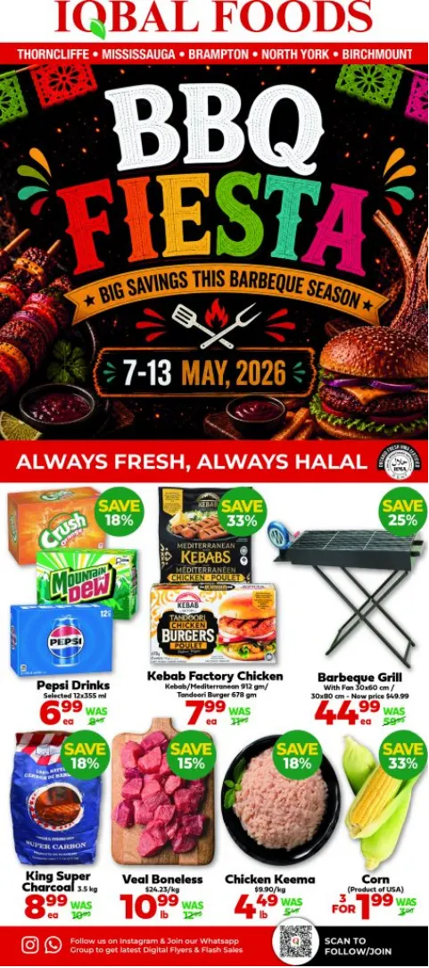 Iqbal Foods Sales from May 7 to May 13 2026 - flyer page 1