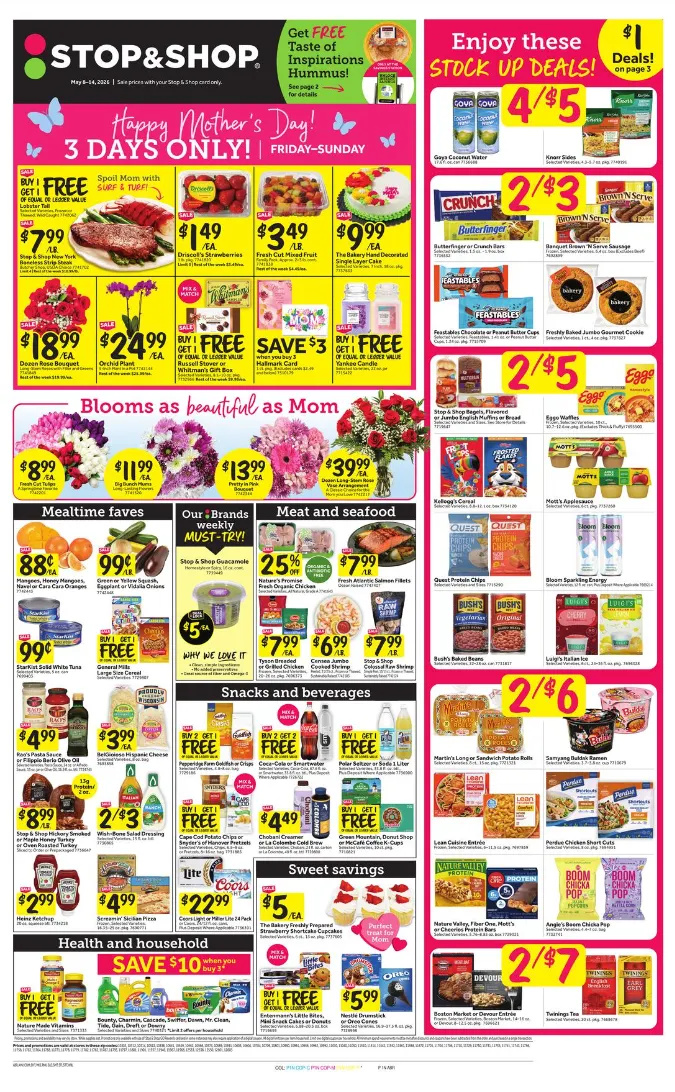 Weekly ad  Stop & Shop Sales from May 8 to May 14 2026 - Page 1