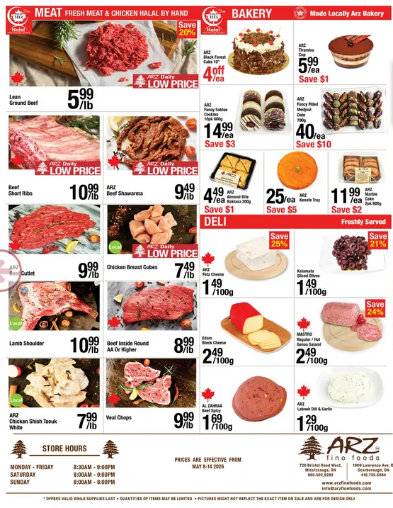 Arz Fine Foods Sales from May 8 to May 14 2026 - flyer page 4