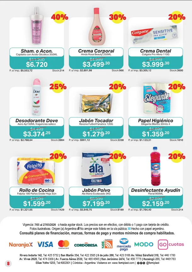 Ofertas de Ofertas Ferniplast  7 de mayo al 27 de mayo 2026 - Página 5 del catálogo