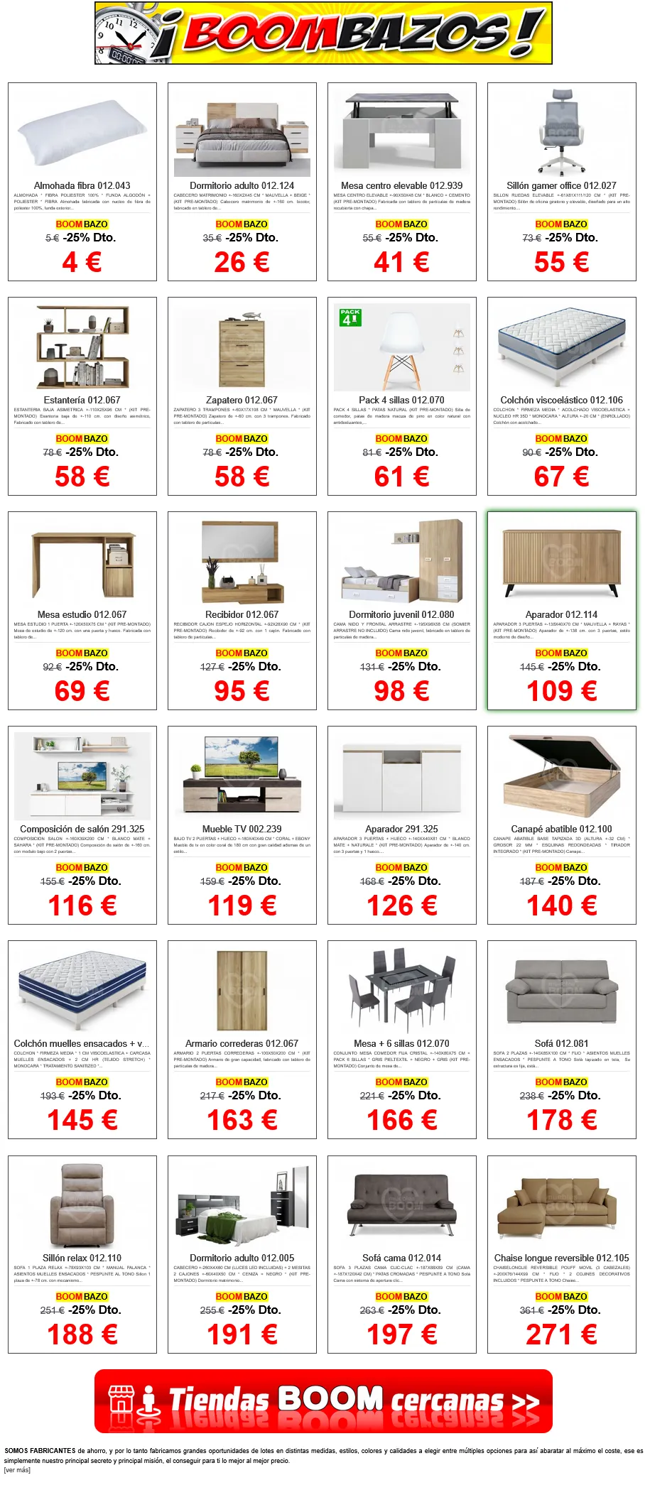 Catálogo de Muebles BOOM Ofertas 11 de mayo al 19 de mayo 2026 - Página 1