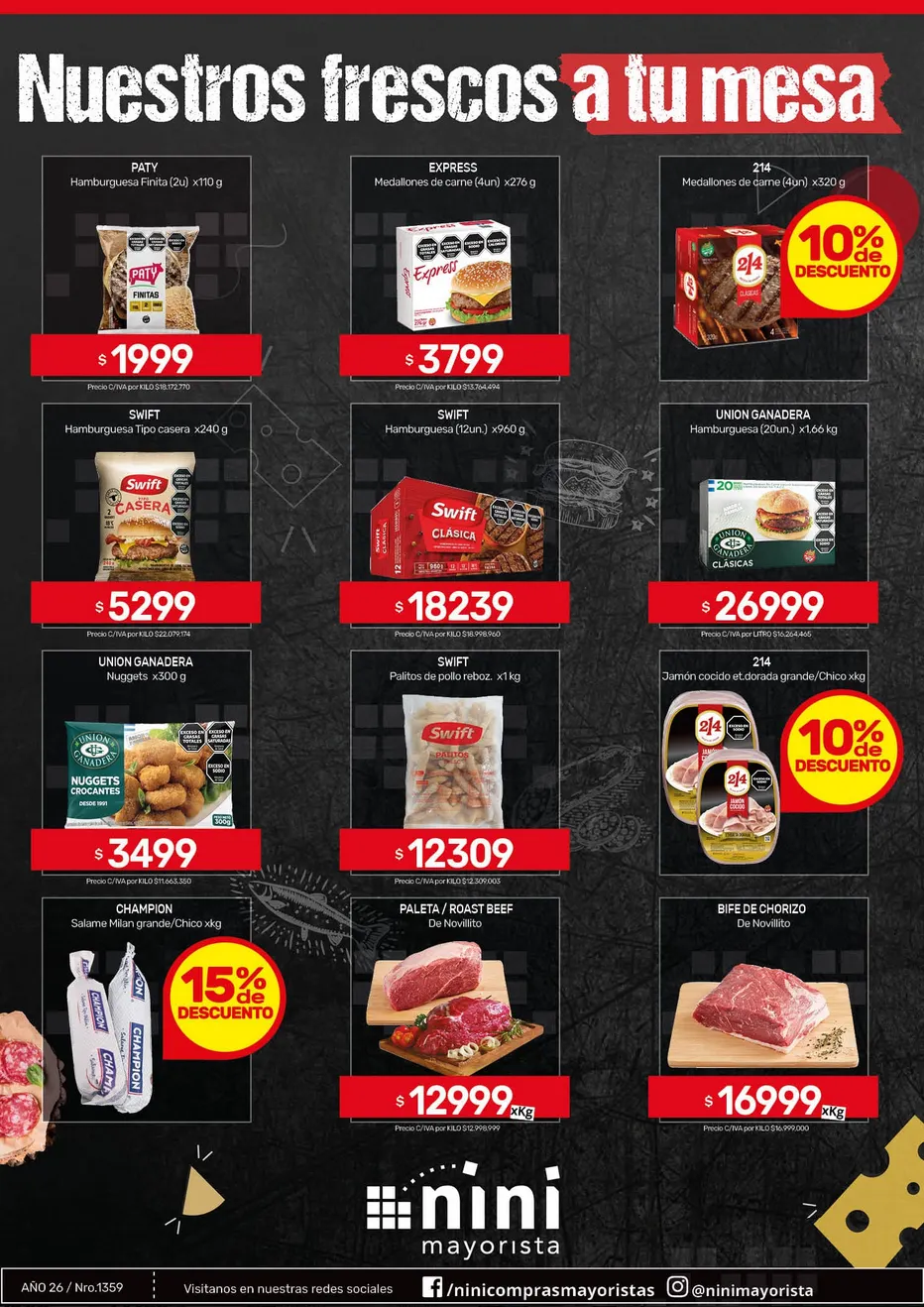 Ofertas de Ofertas Nini Mayorista 11 de mayo al 17 de mayo 2026 - Página 1 del catálogo