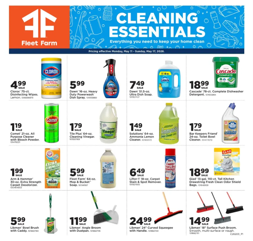 Weekly ad Fleet Farm Sales from May 11 to May 17 2026 - Page 1