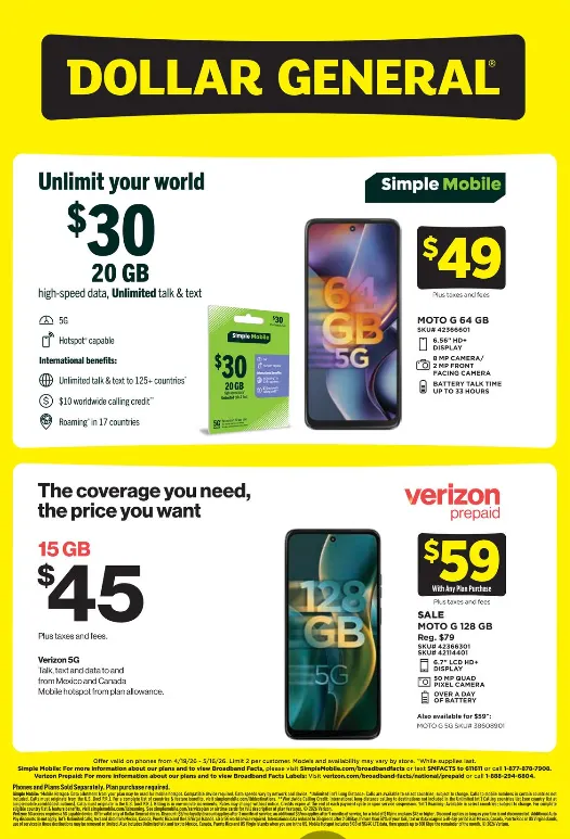 Weekly ad Dollar General Sales from April 19 to May 16 2026 - Page 2