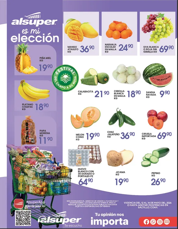 Catálogo de Alsuper Ofertas 12 de mayo al 14 de mayo 2026 - Pagina 1