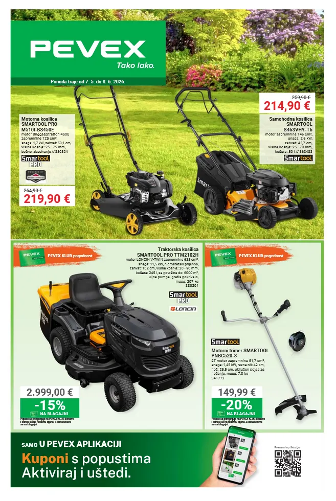 Katalog Ponude Trgovine Pevex od 7. svibnja do 8. lipnja 2026. - Pregled Stranica 1