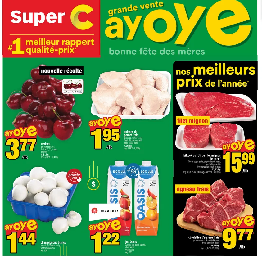 Super C Sales from May 7 to May 13 2026 - flyer page 1