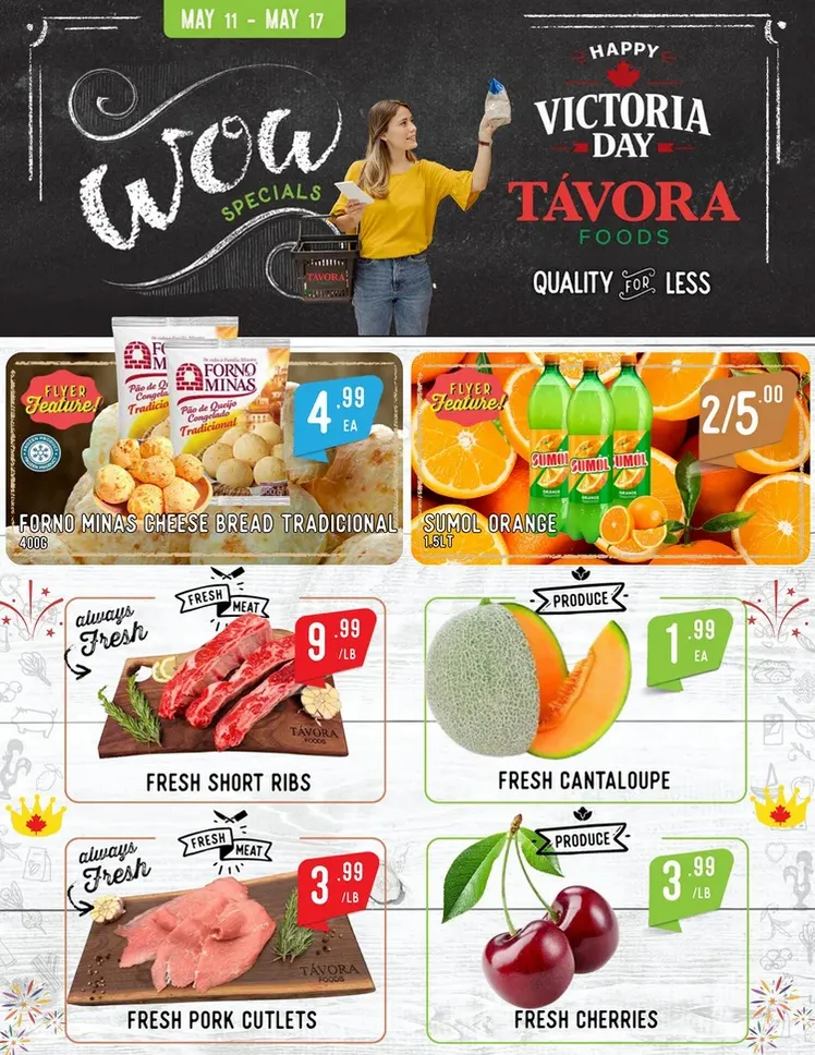 Tavora Foods Sales from May 11 to May 17 2026 - flyer page 1