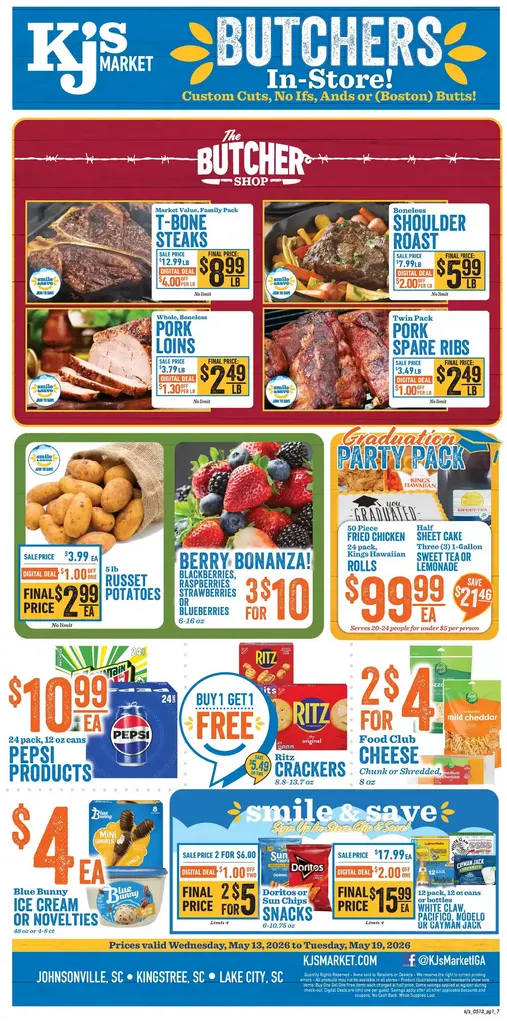 Weekly ad KJ´s Market Sales from May 13 to May 19 2026 - Page