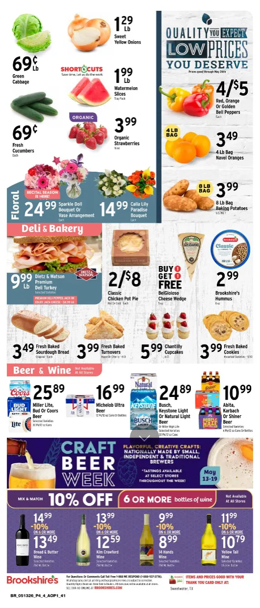 Weekly ad Brookshires Sales from May 13 to May 19 2026 - Page 4