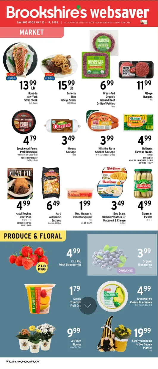 Weekly ad Brookshires Sales from May 13 to May 19 2026 - Page 1
