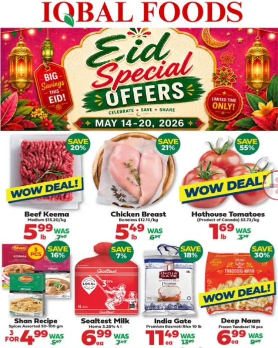 Iqbal Foods Sales from May 14 to May 20 2026 - flyer page 1