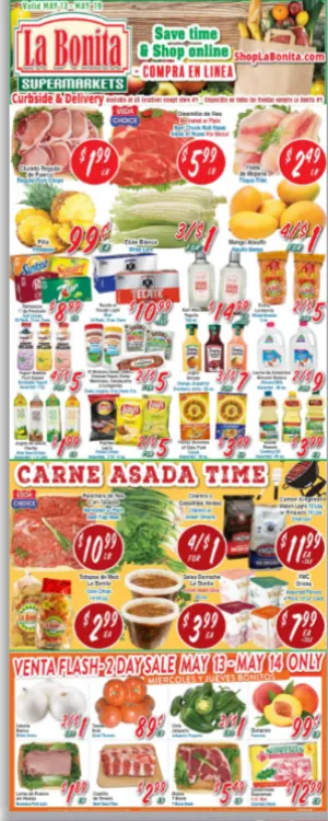 Weekly ad La Bonita Supermarkets Sales from May 13 to May 19 2026 - Page 1