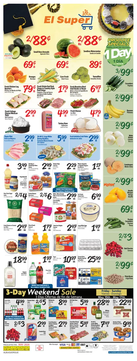 Weekly ad El Super Sales from May 14 to May 20 2026 - Page 1