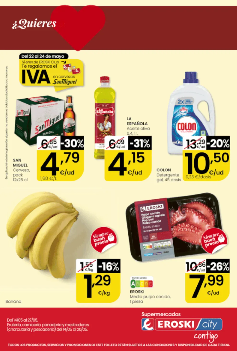 Catálogo de Eroski Ofertas 14 de mayo al 27 de mayo 2026 - Página 1