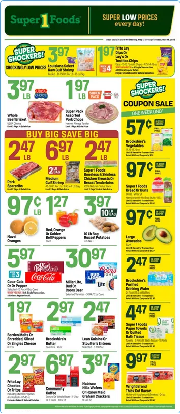 Weekly ad Super 1 Foods Sales from May 13 to May 19 2026 - Page 