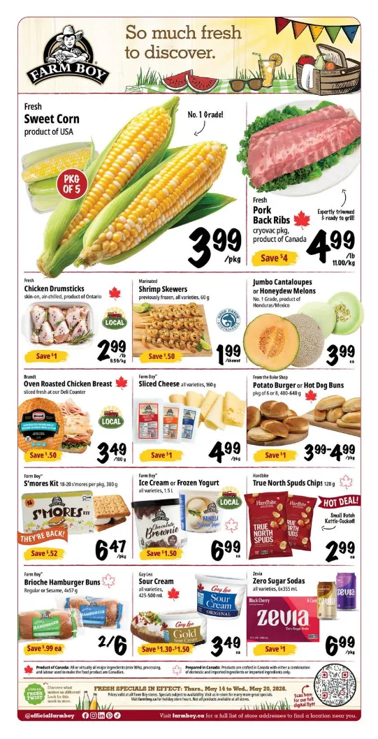 Farm Boy Sales from May 14 to May 20 2026 - flyer page 1