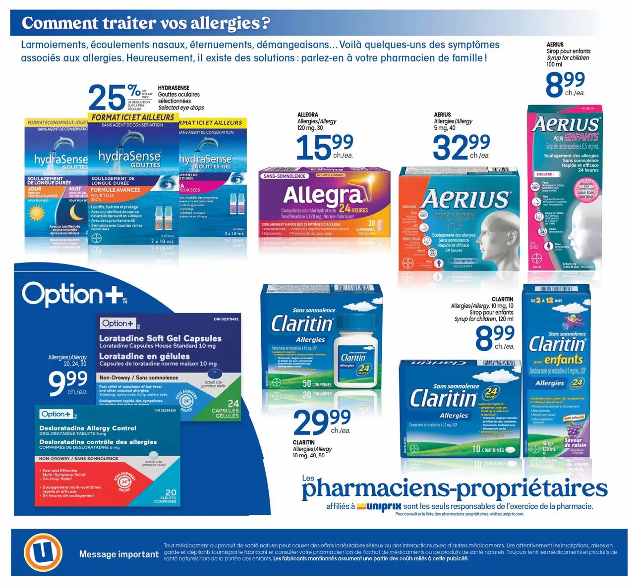 Uniprix Sales from May 14 to May 20 2026 - flyer page 3