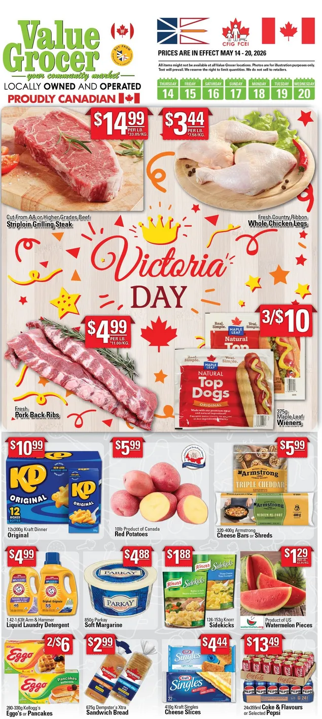  Value Grocer Sales from May 14 to May 20 2026 - flyer page 