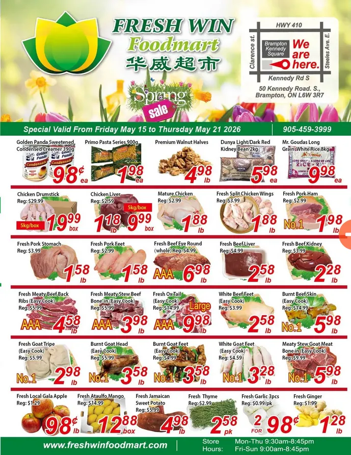  Fresh Win Foodmart Sales from May 15 to May 21 2026 - flyer page 1