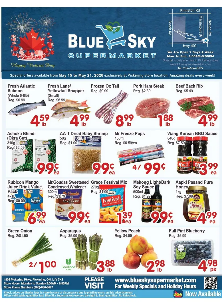 Blue Sky Supermarket Sales from May 15 to May 21 2026 - flyer page 1