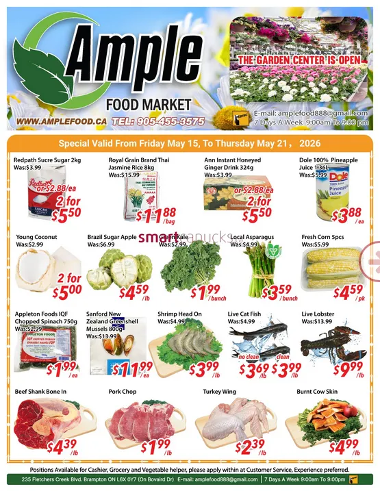 Ample Food Market Sales from May 15 to May 21 2026 - flyer page 1