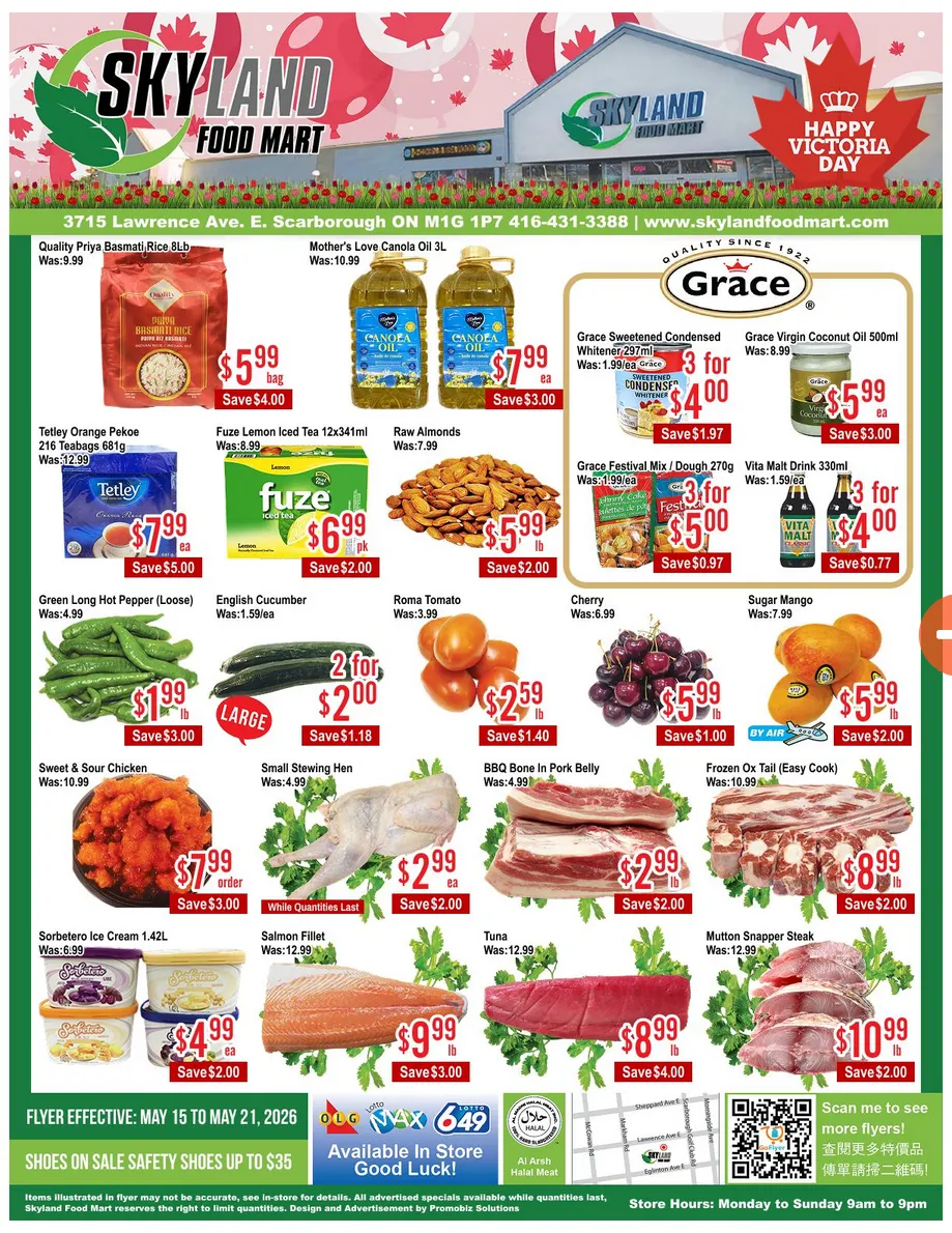 Skyland Foodmart Sales from May 15 to May 21 2026 - flyer page 1