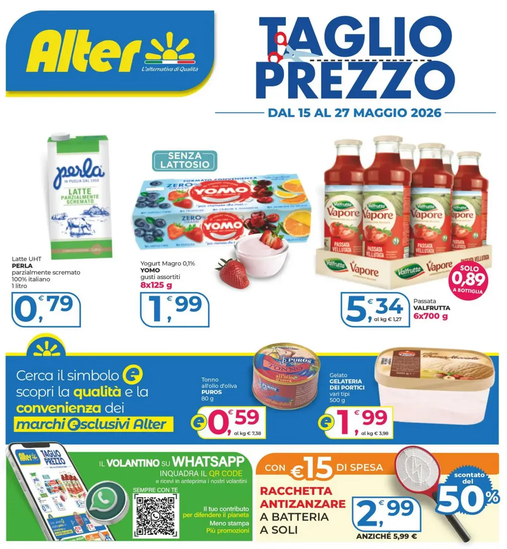 Volantini Alter Discount da 15 maggio a 27 maggio di 2026 - Pagina del volantino 1