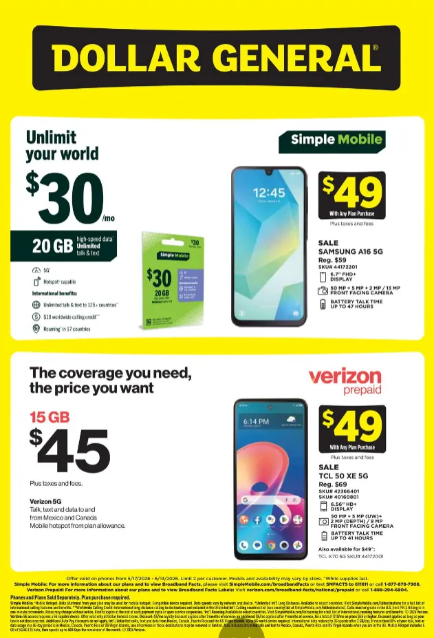 Weekly ad Dollar General Sales from May 17 to June 13 2026 - Page 2