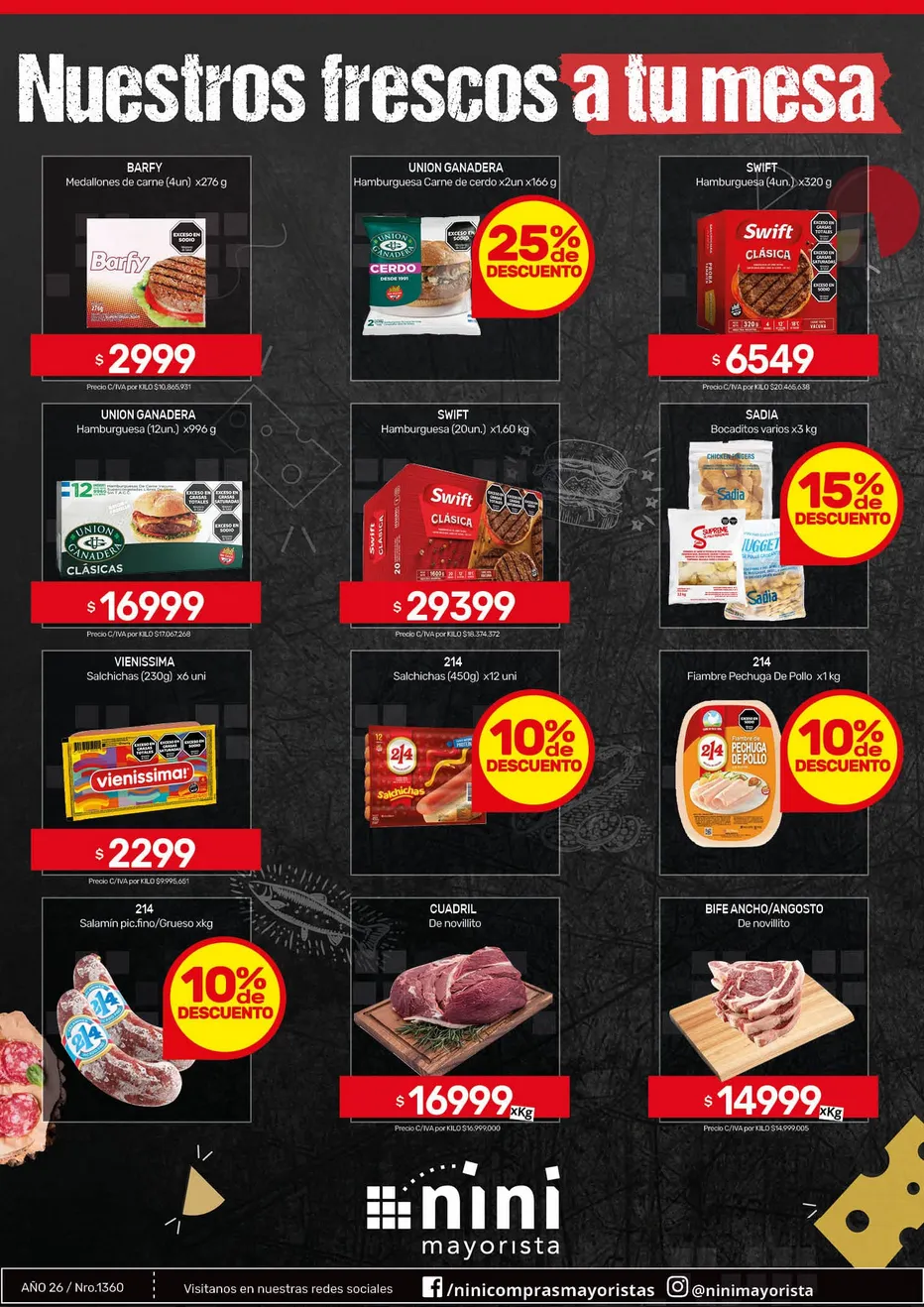 Ofertas de Ofertas Nini Mayorista 18 de mayo al 31 de mayo 2026 - Página 1 del catálogo