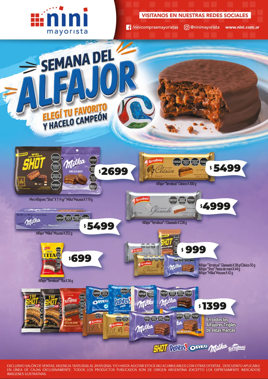 Ofertas de Nini Mayorista Ofertas 18 de mayo al 24 de mayo 2026 - Página 1 del catálogo