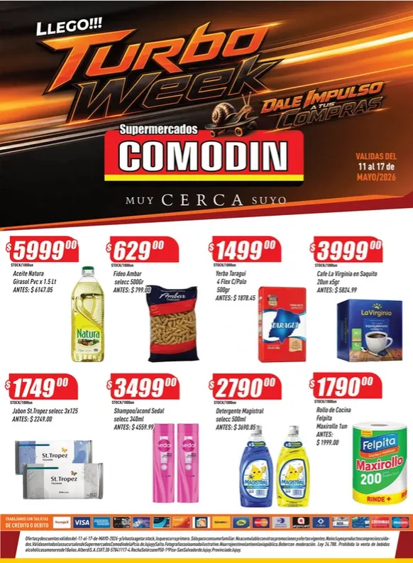 Ofertas de Ofertas Supermercados Comodín  11 de mayo al 17 de mayo 2026 - Página  del catálogo