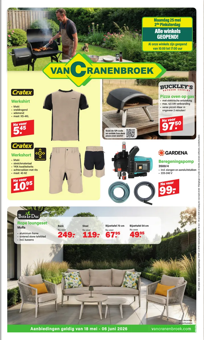 Van Cranenbroek folders van 18 mei tot 6 juni 2026 - folder pagina 1