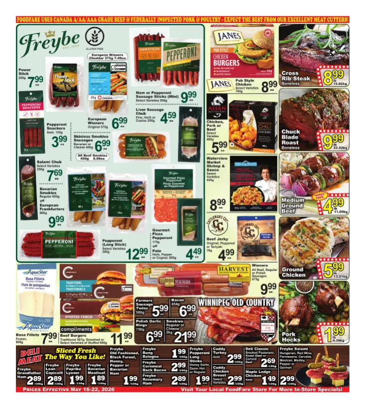 Food Fare Sales from May 16 to May 22 2026 - flyer page 4